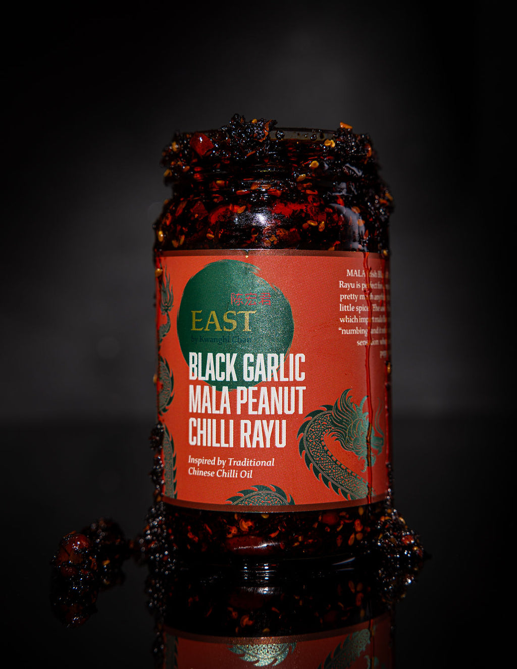Black Garlic Mala Peanut Chilli Rayu
